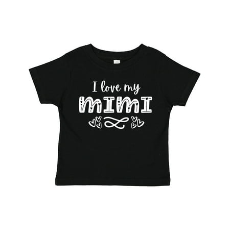 

Inktastic I Love My Mimi with Hearts Gift Toddler Boy or Toddler Girl T-Shirt