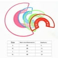 thumbnail image 6 of LShunze Depets Adjustable Recovery Pet Cone E-Collar for Cats Puppy Rabbit, Plastic Elizabeth Protective Collar Wound Healing Practical Neck Cover, 6 of 8