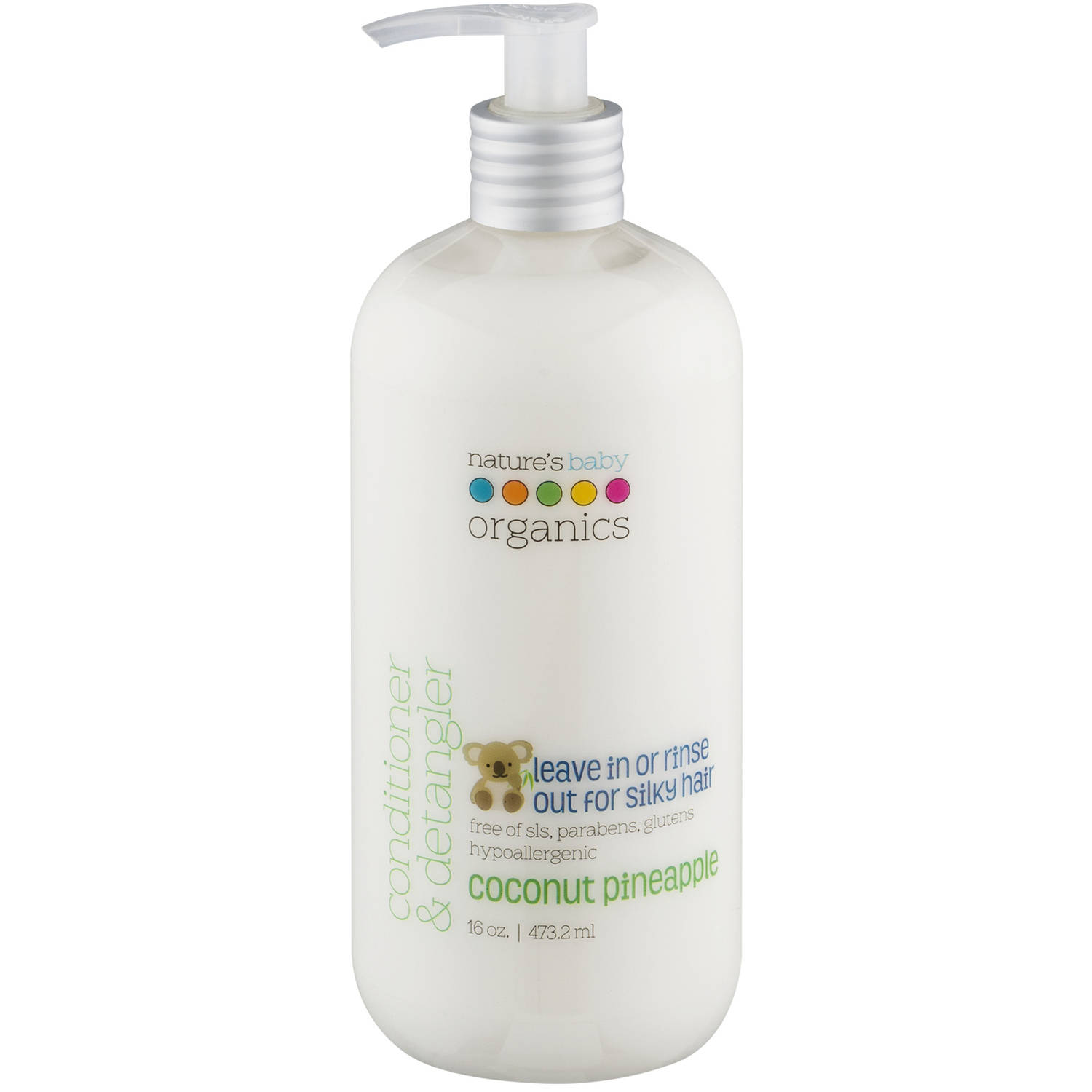 Nature's Baby Organics Conditioner and Detangler, Coconut Pineapple