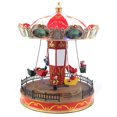 thumbnail image 1 of Musical Christmas Carousel | Animated Pre-lit Musical Carnival Snow Village | Perfect Addition to Your Christmas Indoor Decorations & Christmas Village Displays, 1 of 5