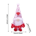 thumbnail image 3 of Handmade Valentine’s Day Gnome Plush Doll, Cute Valentine Decorations for Home, Bedroom, Kitchen, Ideal Valentine Gifts for Him, 3 of 6