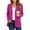 Hot Pink, variant on Women's Knit Cardigan Open Front Long Sleeve V-Neck Ribbed Cuff Mid Length Jackets Casual Soft Comfy Jacket