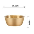 thumbnail image 2 of COSMOBETTY 1 Set Sauce Bowls Golden 10.50X10.50X3.60cm for Kids, 2 of 8