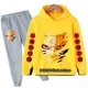 thumbnail image 1 of Conjunto de Sudadera con capucha de Naruto de Anime japonés para niños, ropa para niños y niñas, traje deportivo para niños, pantalones con capucha, conjunto de 2 piezas, moda de otoño, 1 of 1