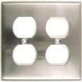 thumbnail image 1 of Rusticware 786SN Plaque d'Interrupteur à Double Réceptacle en Nickel Satiné, 1 of 2