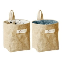 2Pcs Hanging Bag Practical Grocery Bag Storage Pouch Door Wall Hanging Bag