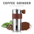 thumbnail image 2 of Manual Coffee Grinder  Hand Coffee Grinder  Bean Grinder  Portable Mini Coffee Grinder with Adjustable Settings  Suitable Use for Home  Office and Travel. Stainless Steel., 2 of 8