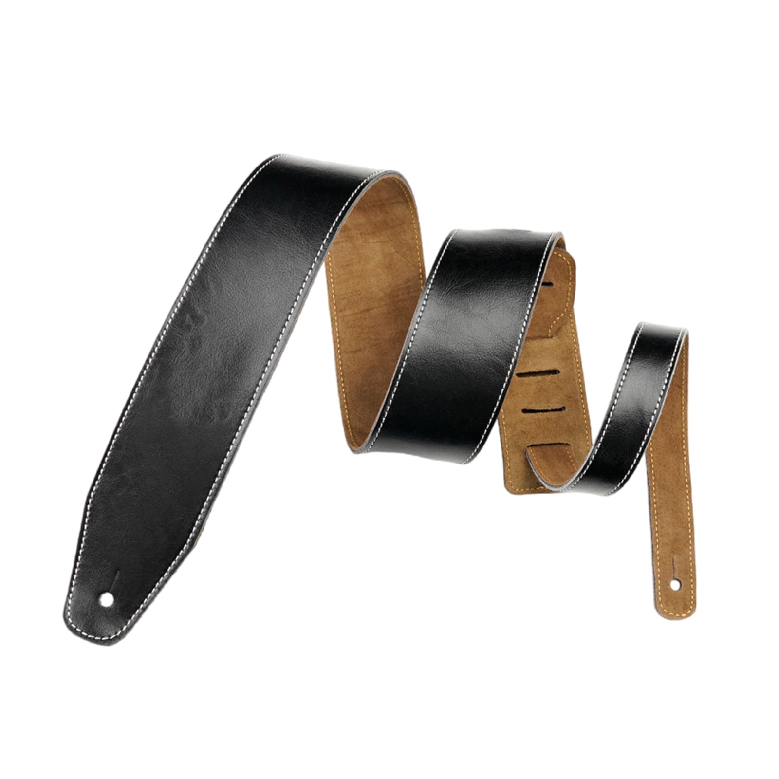 Guitar Shoulder Strap Adjustable Soft Leather Guitar Strap Thicken Shoulder Belt for Electric Acoustic Guitar Bass