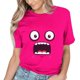 thumbnail image 4 of Tops de Ajuste Suelto para las Mujeres Sudadera Casual Impresa Manga Corta Cuello Redondo Superior, Poliéster, 4 of 8