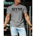 thumbnail image 3 of Gymish Gym Therapy Workout Shirts for Men – Cool Funny Gym T-Shirt, Men's Gym Shirts, Workout Tops, Athletic & Gym Wear, 3 of 7