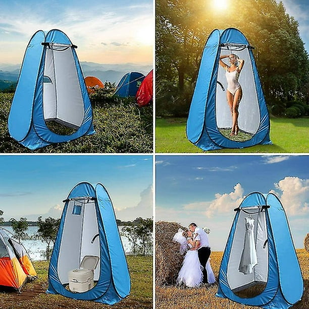 Pop up portable toilet top