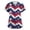 Black, variant on 4th of July Scrubs Women Short Sleeve Patriotic Print 250th Anniversary Scrub Tops Medical Nursing Scrubs with Pockets