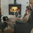 thumbnail image 5 of Somerset Home Luxurious Faux Fur Throw Blanket, Light Gray, Oversized Throw, 5 of 8