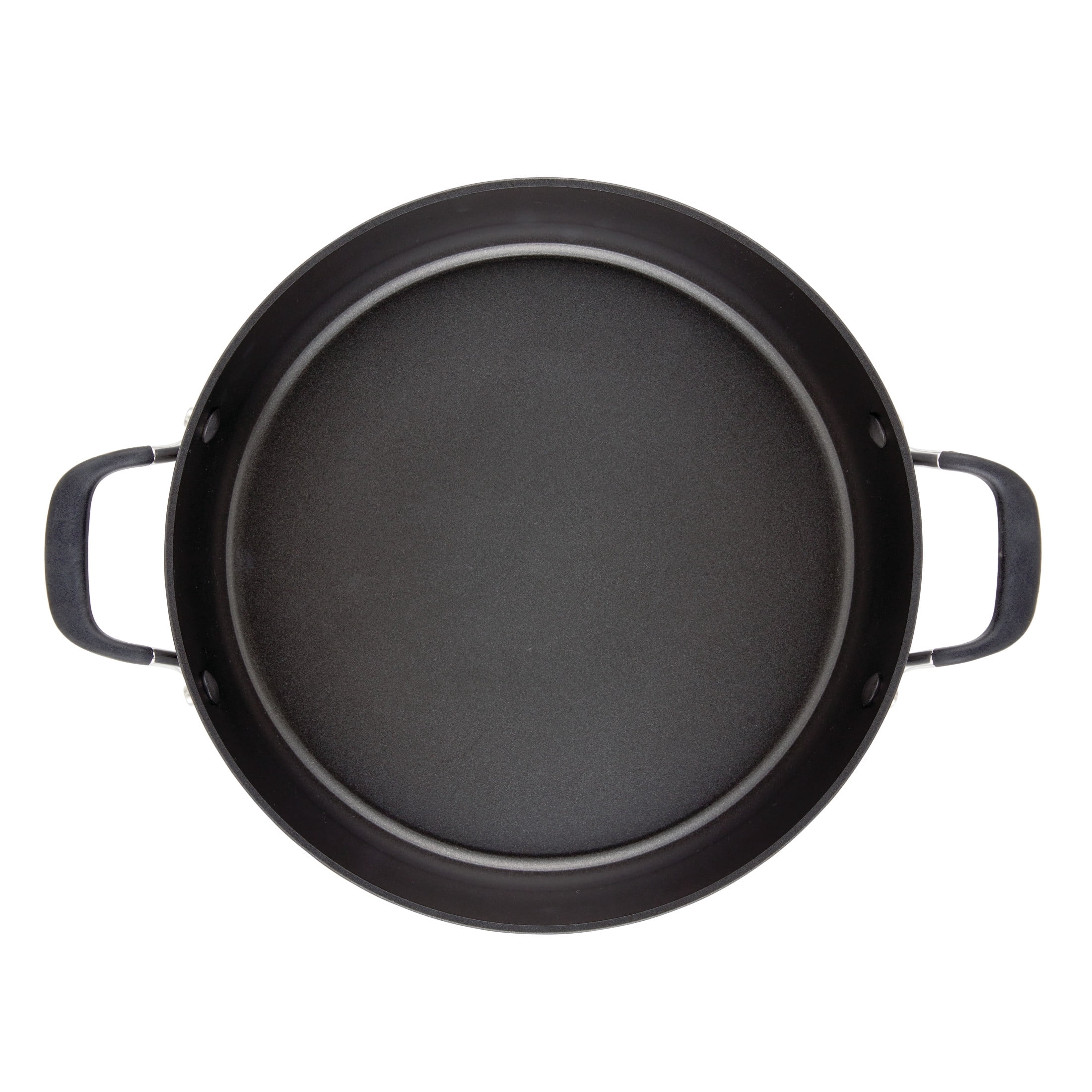 KitchenAid Hard Anodized 5 Quart Nonstick Everything Pan with Lid, Onyx Black
