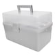 thumbnail image 3 of Caja de almacenamiento transparente, caja de almacenamiento multifuncional de 3 capas, caja de almacenamiento artesanal, organizador multiusos, tecnología innovadora, 3 of 8