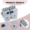 thumbnail image 3 of Guantes convertibles con dibujos animados y parte superior abatible para niños pequeños, guantes de lana de invierno sin dedos con funda para manoplas para niñas y niños 818, 3 of 5
