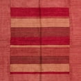 thumbnail image 1 of Ahgly Company Machine Washable Indoor Square Abstract Fire Engine Red Area Rugs, 3' Square, 1 of 7
