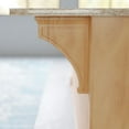 thumbnail image 5 of Ekena Millwork 2 1/2"W x 8"D x 12"H Extra Large Gomez Wood Bracket, Red Oak (2-Pack), 5 of 5