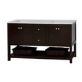 thumbnail image 6 of Lakeshore 60" Double Bathroom Vanity with Chocolate Cabinet and Engineered Carrara Top, 6 of 6