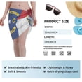 thumbnail image 5 of Swimsuit Coverups For Women North Carolina Flag Sarong Beach Bikini Wrap Sheer Short Skirt Chiffon Scarf For Swimwear, 5 of 7
