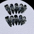 Handmade Armor Wearing, Dark, Heavy Industry Dark Babes Style Nail ...