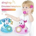 thumbnail image 2 of Evago 1 Pcs Simulation Telephone Toy Role Play With Music Light Early Educational For Children, 2 of 5