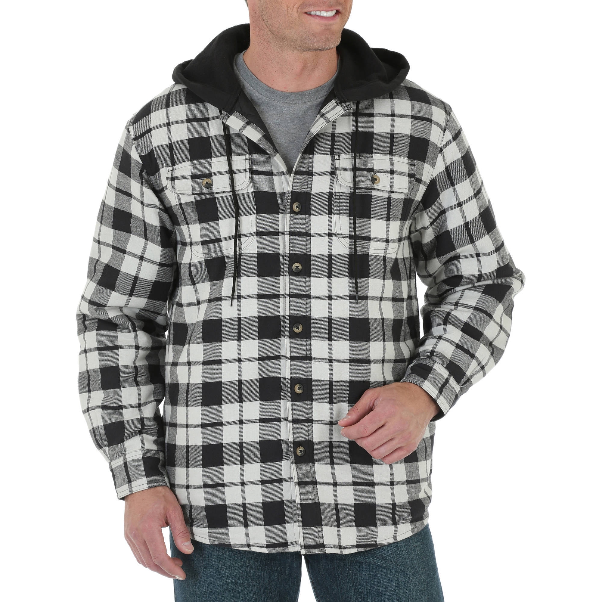 Men's Long Sleeve Shirt Jacket - Walmart.com