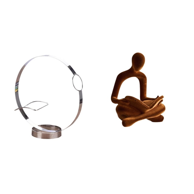 Portabotellas de vino,Soporte para botellas de vino,soporte para botellas de vino,estante de hierro,Decoración de gabinete de vino tinto de regalo de barra de cocina,Figura de pensador