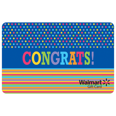 Vivid Congrats Walmart Gift Card