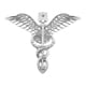 thumbnail image 1 of Broche de cruz de ángel, broche exagerado, broche de traje de moda, insignia de solapa punk, Plata, 1 of 9