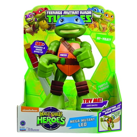 Teenage Mutant Ninja Turtles Pre-Cool Half Shell Heroes 12" Mega Mutant Leonardo