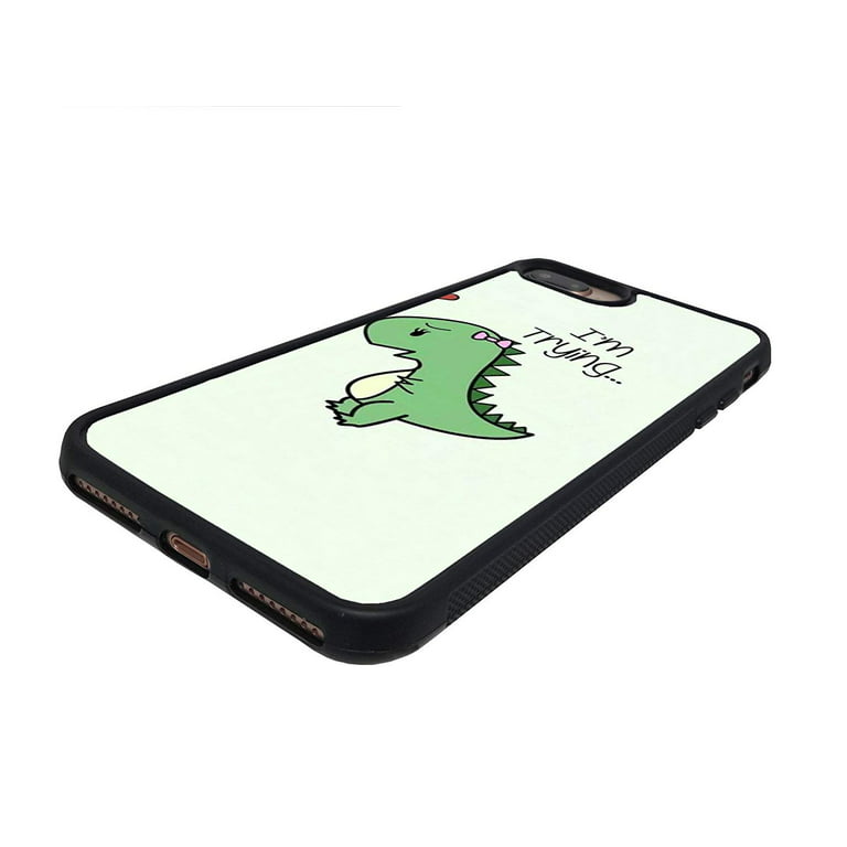 YONOCOSTA Cute iPhone 7 Plus Case Little Dinosaur iPhone 8 Plus Case,  iPhone 6 Plus Case, iPhone 6s Plus Case, Animals Funny 3D Cartoon Soft  Silicone
