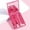 Hot Pink, variant on Kokovifyves Makeup Brushes Kit Set Easy Taken Travel Makeup Brush Set 5pcs Mini Complete Function Cosmetic Brushes Kit with Mirror