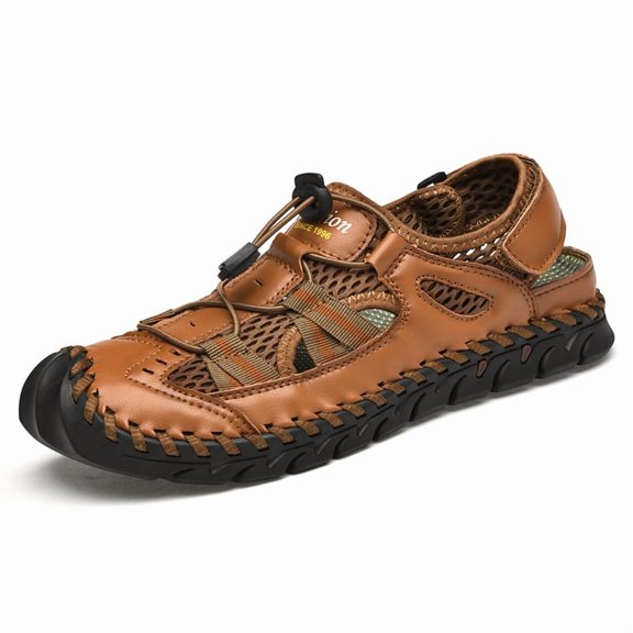 Closed-Toe Mesh Adjustable Outdoor Sports Sandals