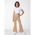 thumbnail image 3 of Girls Flare Pants, AI Digital Print Bell Bottoms,All-Season Sizes 3-13Y, 3 of 6