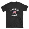 thumbnail image 1 of Yarmouth Maine Patriot Men's Cotton T-Shirt, 1 of 1
