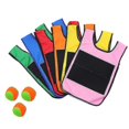 thumbnail image 1 of Nuevos accesorios para juegos deportivos al aire libre, chaleco con pelota adhesiva, juguete para lanzar, juego de objetivo con chaleco de pelota para niños, juguetes deportivos para niños, rojo, 1 of 5