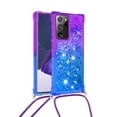thumbnail image 2 of Funda para Samsung Galaxy Note 20 Ultra 5G Brillantina Líquida Divertida Reluciente y con Cristales en Movimiento Cuerpo Cruzado con Cordón Ajustable, 2 of 5