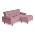 thumbnail image 3 of Sala Modular Sofá Cama Reversible de Lino Palo De Rosa Modelo Eros, 3 of 9