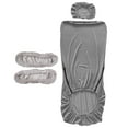thumbnail image 2 of Fundas para sillas de oficina, sillas gaming, sillas giratorias de escritorio para ordenador Gris, 2 of 9