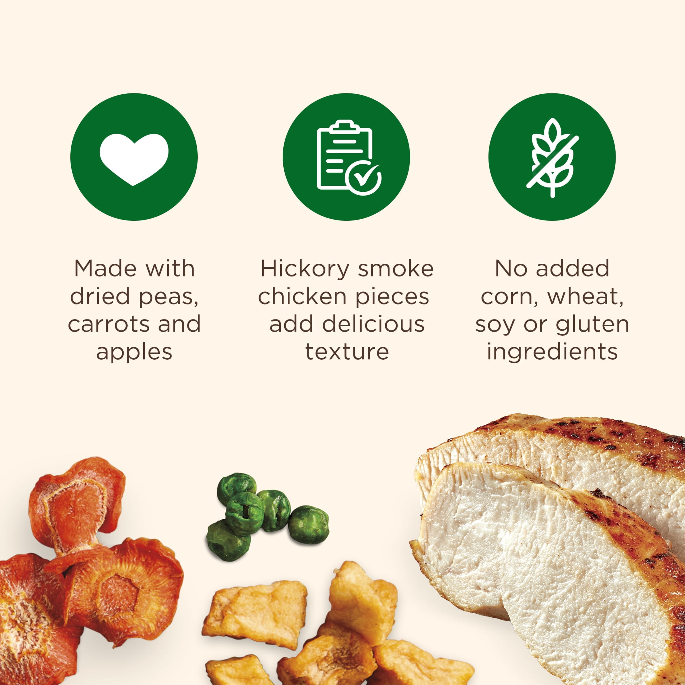 Nutrish Dish Chicken & Brown Rice Recipe with Veggie & Fruit Blend Dry Dog Food, 3.75 lb. Bag (Rachael Ray)