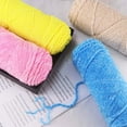 thumbnail image 3 of Xiao Hua Velvet Chenille Roving -1 roll 200G khaki soft Chenille yarn, high-quality seamless crochet yarn, very suitable for knitting projects such as blankets and pillows, 3 of 4