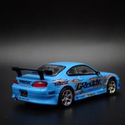 Open Box 1999-2002 NISSAN SILVIA S15 VERTEX GREDDY 1:64 SCALE DIORAMA DIECAST MODEL CAR