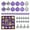 Purple & Silver, variant on PayUSD Christmas Balls Ornaments for Christmas Decorations 44 pcs Xmas Christmas Tree Shatterproof Ornaments Set for Holiday Wedding Party Decoration (1.18"-2.36", Dark Blue)