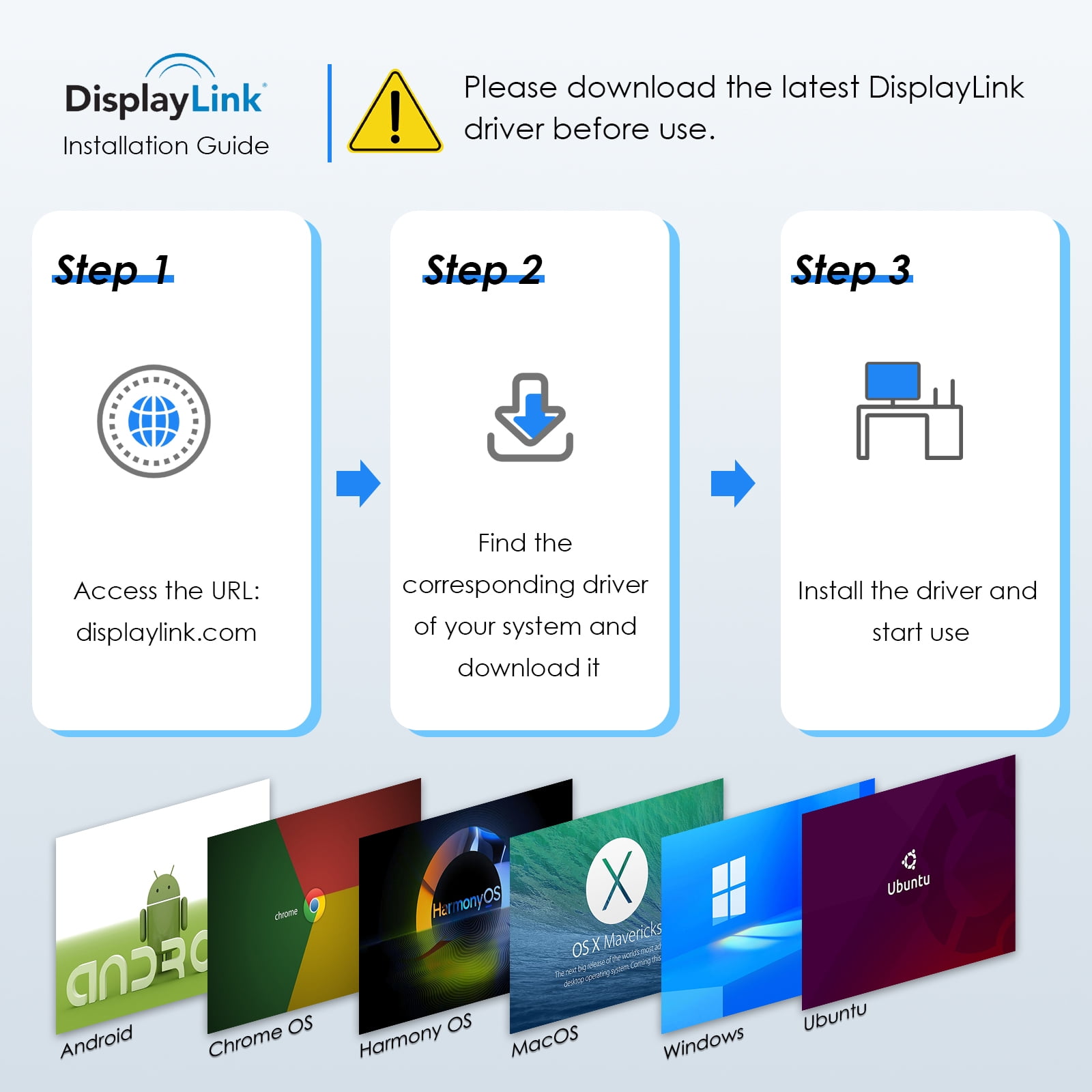 WAVLINK USB 3.0/USB C to DisplayPort and HDMI Adapter, Dual 5K@60Hz Monitor Hub, dual monitor adapter USB extender, usb display adapter for Dell HP Surface Lenovo, Compatible with Windows and Mac