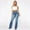 Blue, variant on Clearance! Delayuji Black Skinny Jeans Women Flare Jeans Mid Waist Bell Jeans Stretch Slim Pants Length Jeans Black Jeans Womens High Waisted Blue Xs
