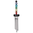 thumbnail image 2 of Woodstock Windchimes Woodstock Pocket Chakra Chime, Wind Chimes For Outside, Wind Chimes For Garden, Patio, and Outdoor Décor, 11"L, 2 of 7