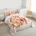 thumbnail image 4 of Homewish Gingerbread Man Kids Bedding Comforter Set, Kawaii Winter Xmas Cabin Twin Comforter Sets, Christmas Snowflake Reversible Bedding Set, Lightweight Room Decor, 2pcs, 4 of 9