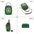 thumbnail image 3 of FORMRS Crossbody Bag for Women Quilted Travel Shoulder Cell Phone Purse with Chain Strap Handbag, Cat Clover Pattern, 3 of 7