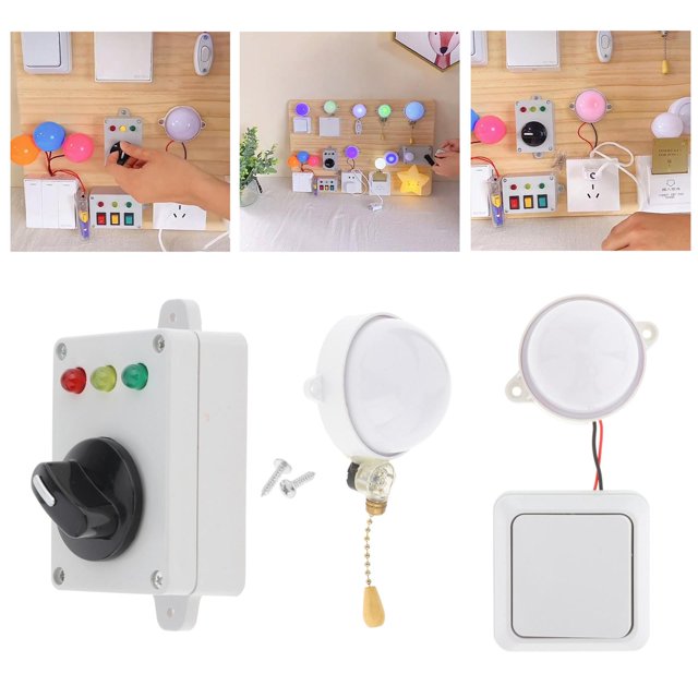 Interruptor eléctrico de lámpara ocupado Yotijar juguetes sensoriales